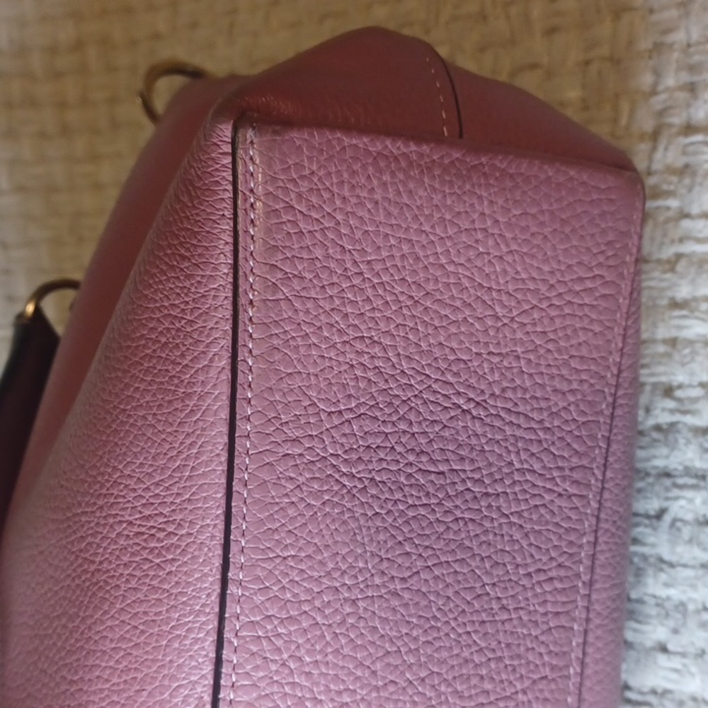 Coach Remi Rose Leather Women's Bag - Picture 7 of 9